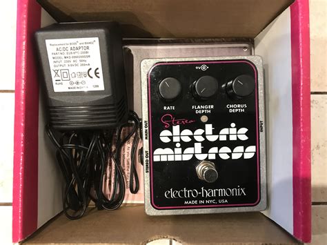 big box deluxe electric mistress|ehx electric mistress flanger setup.